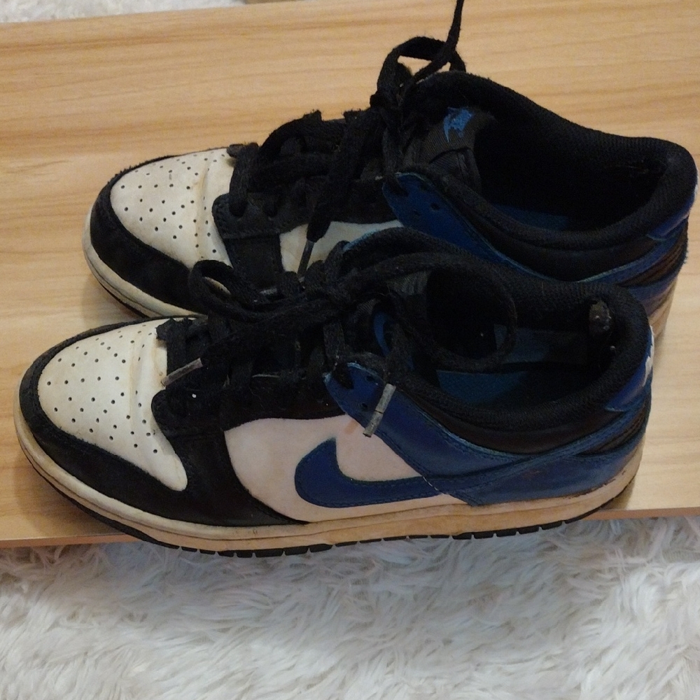 Nike Dunks Blue & Black Big Kids 6.5Y